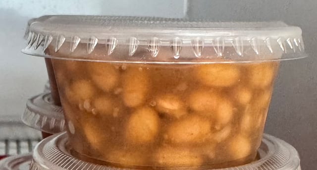 Individual Baked Beans.