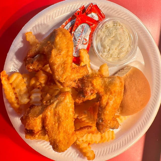 3 Pc Wing Dinner.