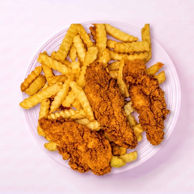 3 Pc Chicken Strip.