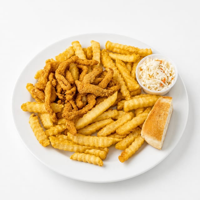 Clam Strips Dinner.